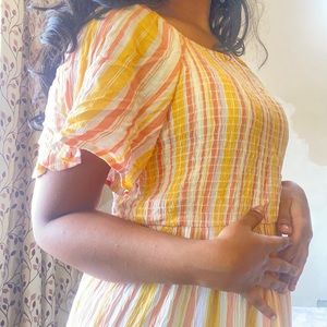 Multicoloured Pantaloon Dress